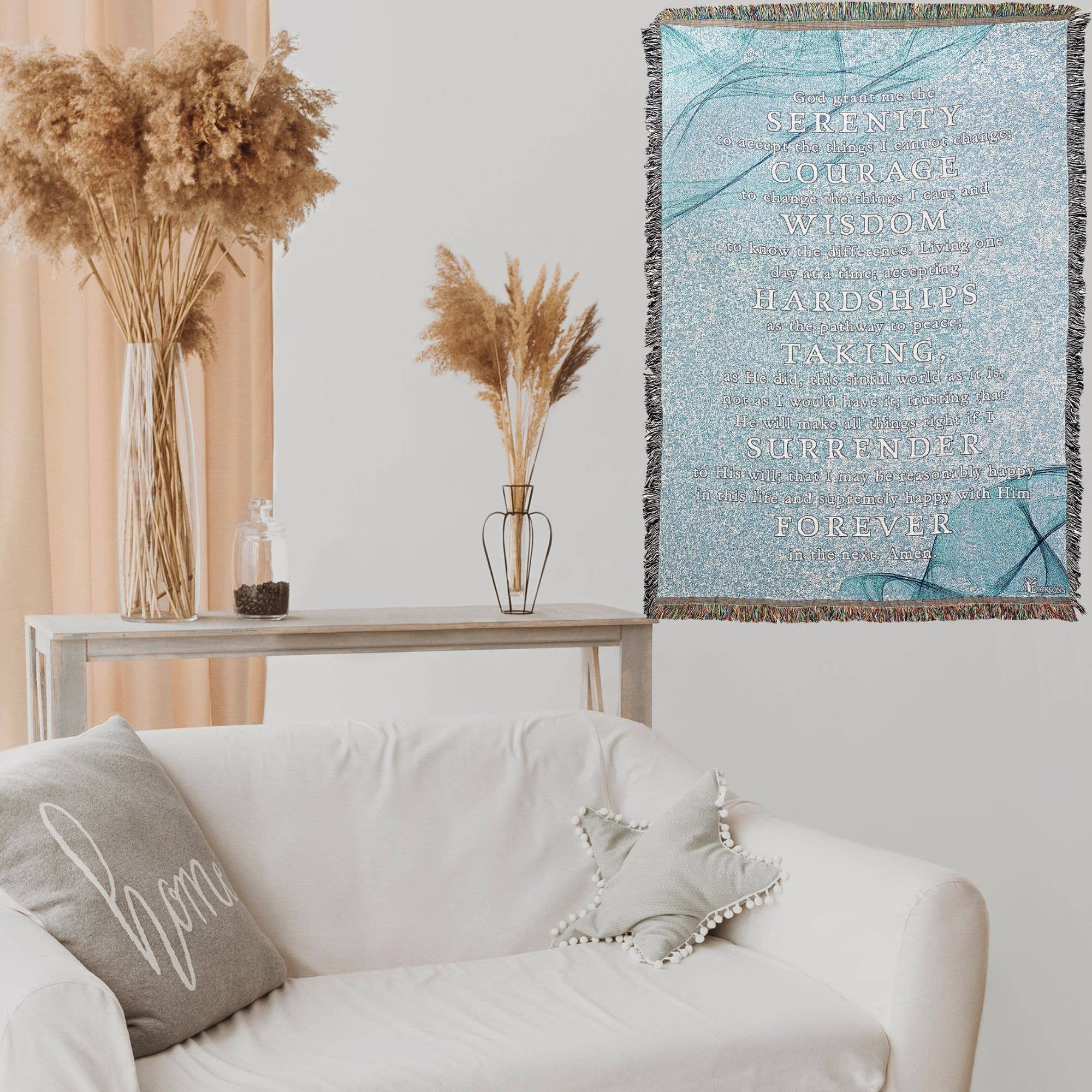 Dicksons - Wholesale Decoratiedeken - SERENITEIT GEBED GOOIEN 48„ X68"1