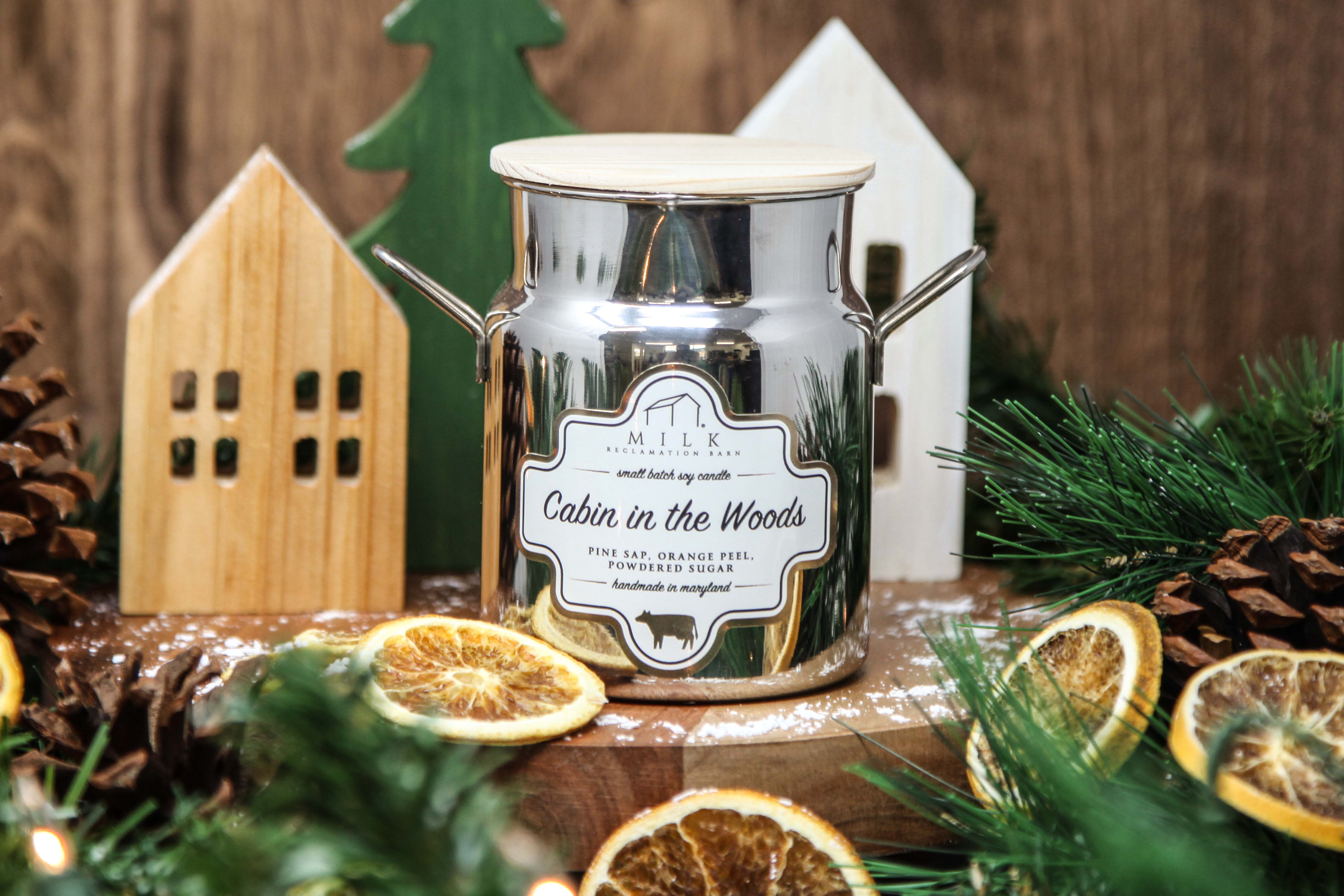 Milk Reclamation Barn - Wholesale Jar/Filled Candle - Stainless Milk Churn Candle - 12.5 oz14