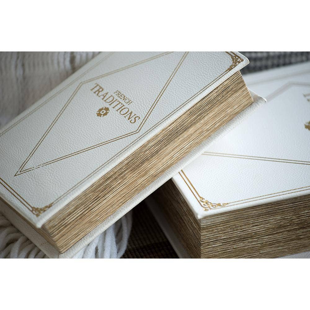 A&B Home Group Inc. - Wholesale Decorative Box - S/2 Book Boxes - White1