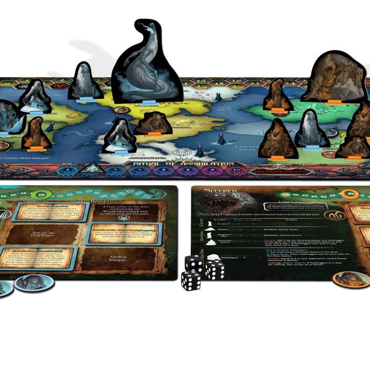 Quimbley's Toys and Games – Jogo de tabuleiro por atacado – Duelo das Guerras de Cthulhu - Extinção1