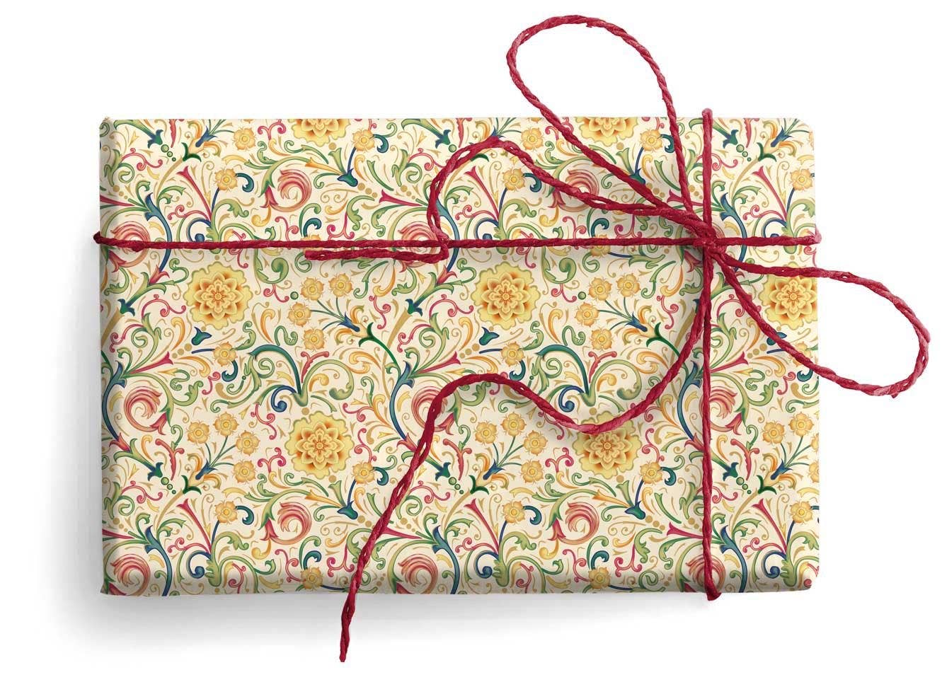 San Lorenzo Design - Vente Feuille de papier cadeau - Papier cadeau florentin, 2 feuilles pliées 19,7 x 27,6 po74