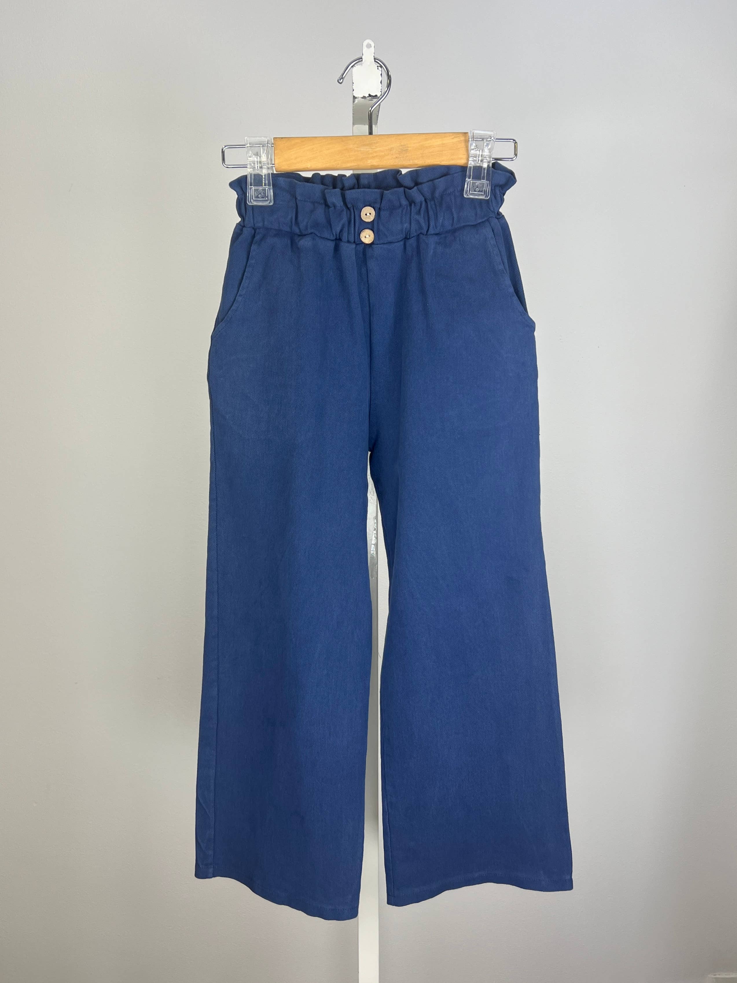 MINI MIGNON PARIS – wholesale Trousers – Kids – Girl's elastic high waist cotton loose-fitting pants4