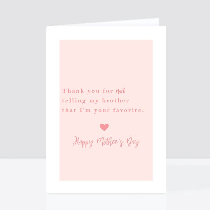 Carte de vœux amusante pour la fête des mères pour la vente par NOLA Lou Lou Designs