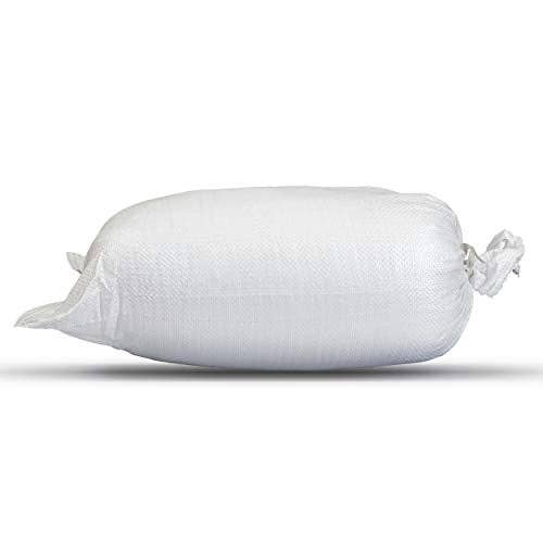Tapix - Wholesale Storage bag - Empty White Sandbags with Ties (Bundle of 10) 14" x 26"3
