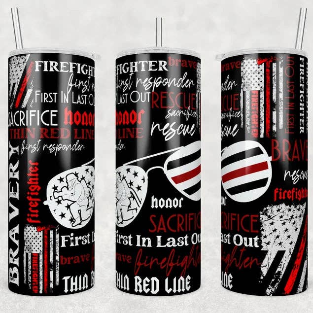 Feuerwehr #1 | Tumbler für den Großhandel von Designs by Robyn