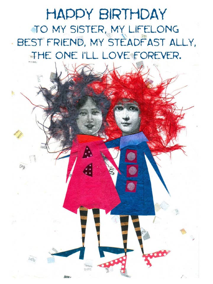 Min syster - hälsningskort för wholesale av Ampersand Cards