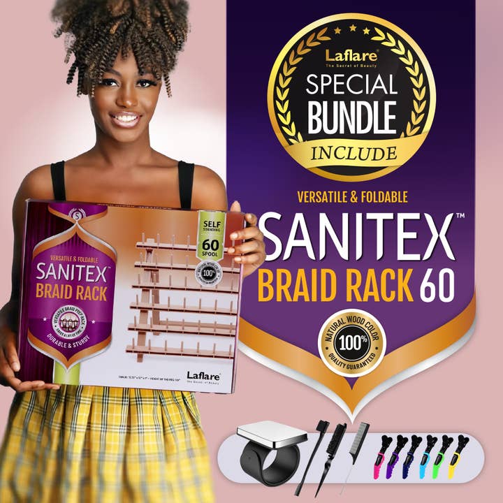 Laflare - Wholesale Hair Accessories Set - Women's - Braiding Rack 60 Combo2