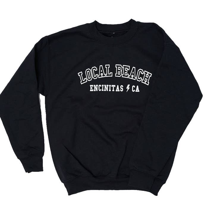 Polaire noire Local Beach Crew pour enfants pour la vente par Local Beach