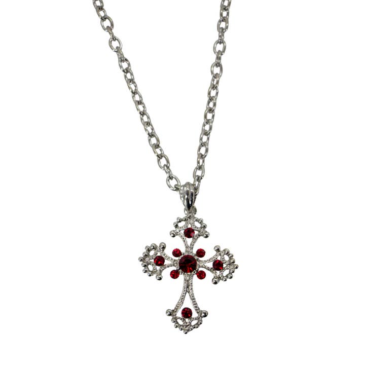 Necklace Cross Black for wholesale by Western Fashion