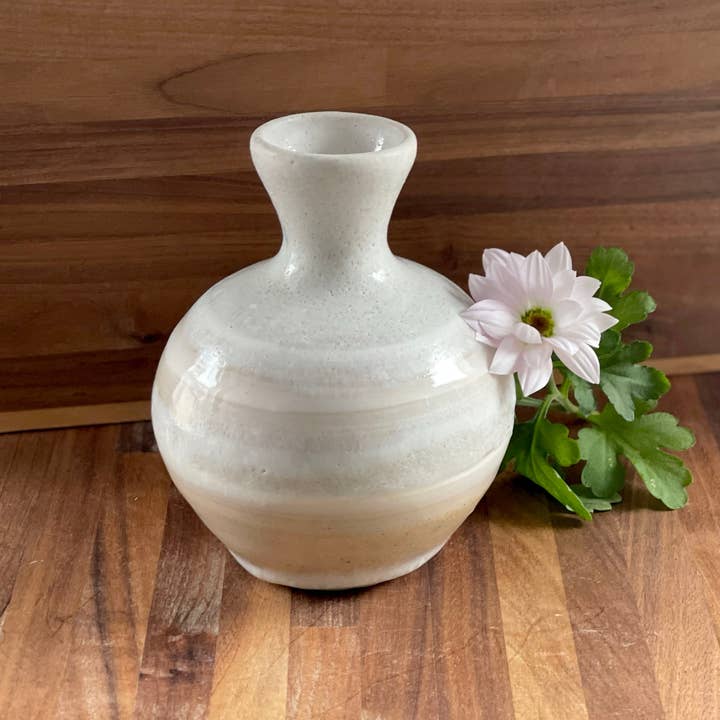 Jarrón de gres porcelánico esmerilado para venta al por mayor de Chrys' Porcelain