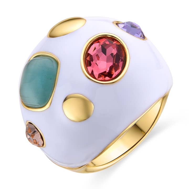 Luxenter – Großhandel Cocktail-/Statement-Ring – Anillo aus 18k Gelbgold - Yever0