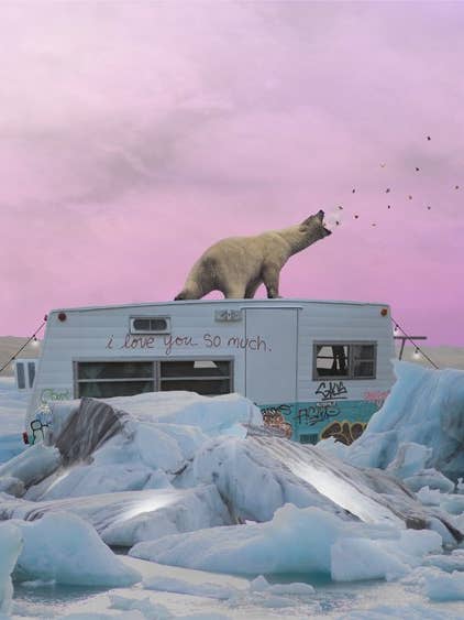 Rompiendo el hielo 18x24 para venta al por mayor de Alter Images Art