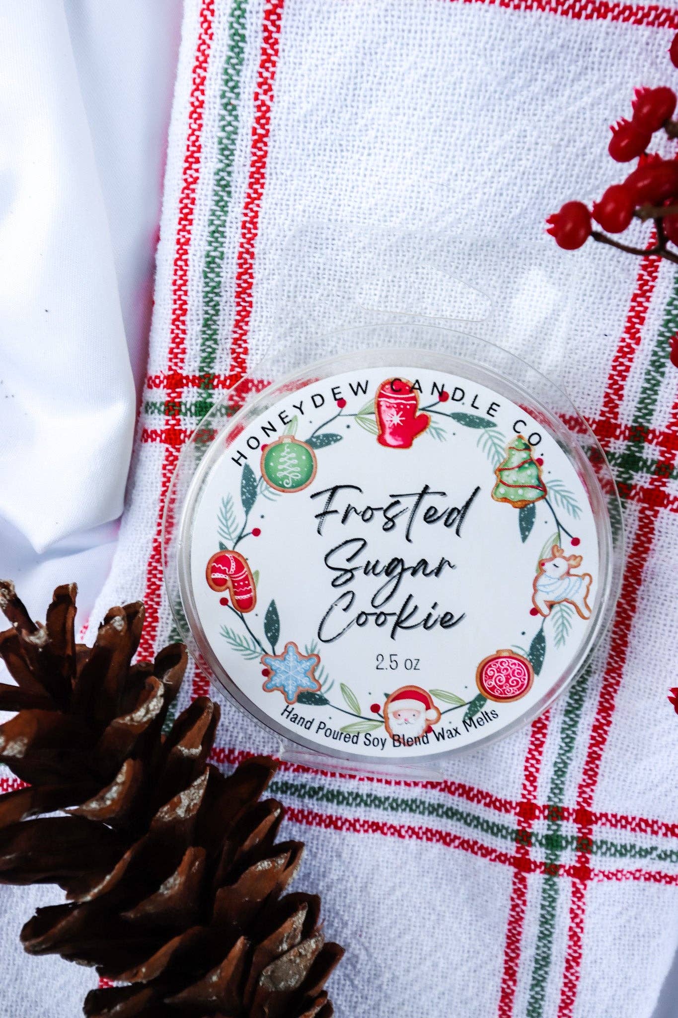 Honeydew Candle Co. - Wholesale Wax Melt - Frosted Sugar Cookie Wax Melts 2.5 oz2