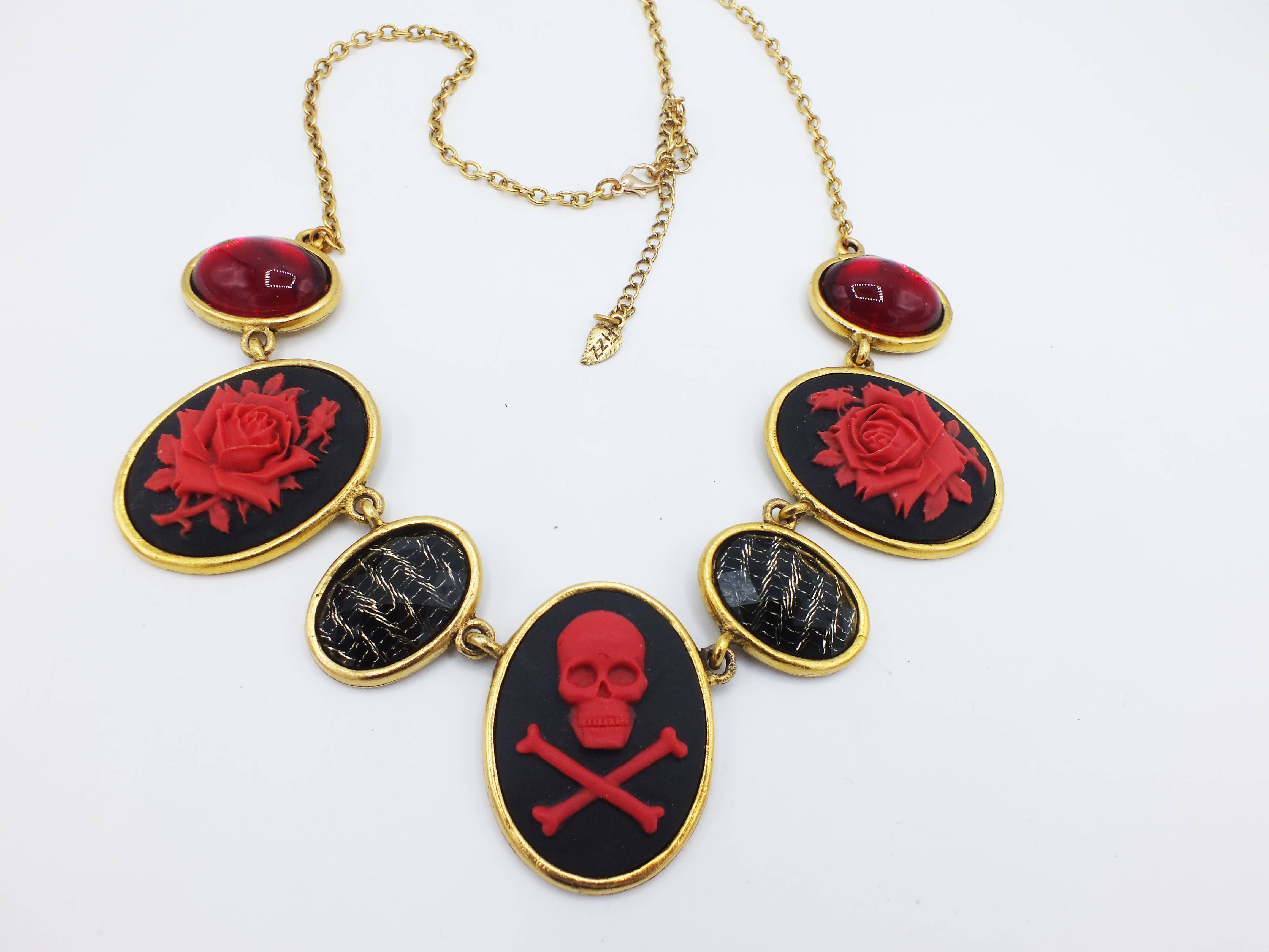 Fizz - Wholesale Pendant/Charm Necklace - Seven Cabochon "Grand" Necklace3