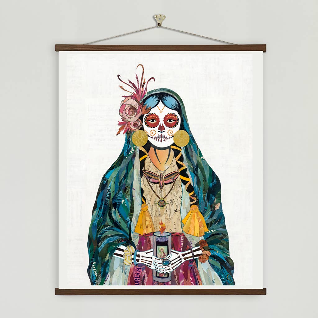 Dolan Geiman - Wholesale Art Print - Art Print | Day of the Dead Wall Art | VIGIL (TEAL)1