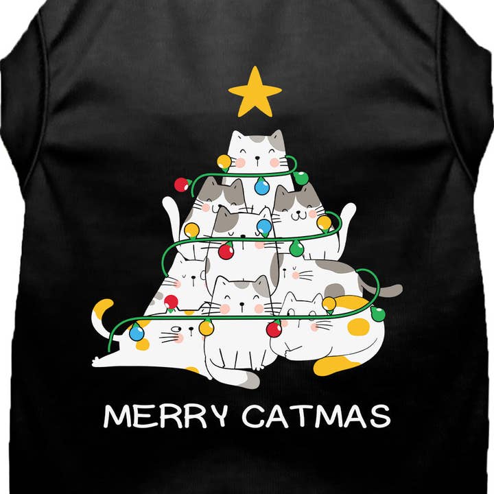 Merry Catmas Pet Shirt for wholesale by As You Wish Apparel