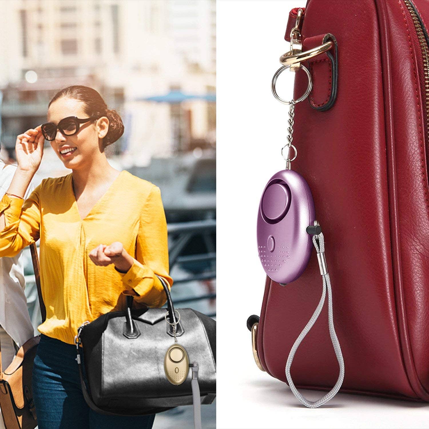 Infinite Basics - Wholesale Keychain – Unisex - Personal Security Alarm Keychain with LED Light8