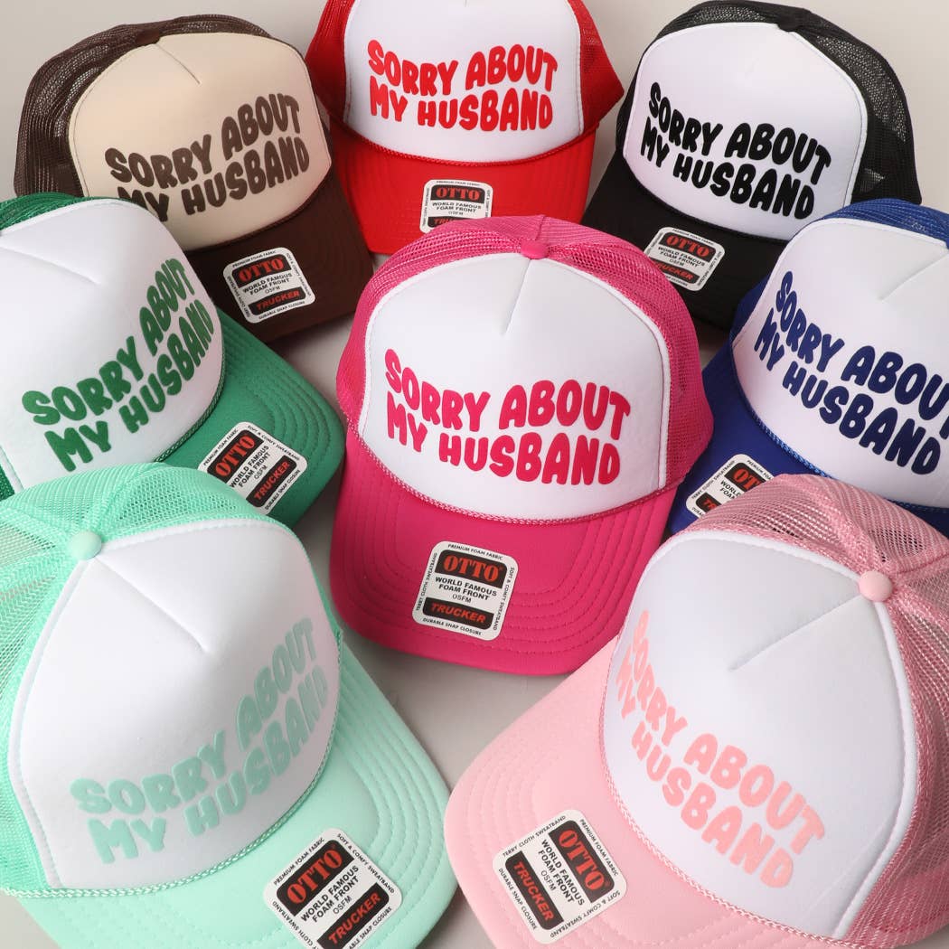 Fashion City – wholesale Truckerkeps – Unisex – Förlåt för min fru&man meshkeps55