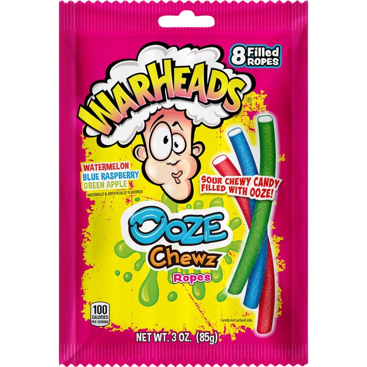 Warheads Ooze Chewz Ropes for wholesale by Cow Crack Wholesale