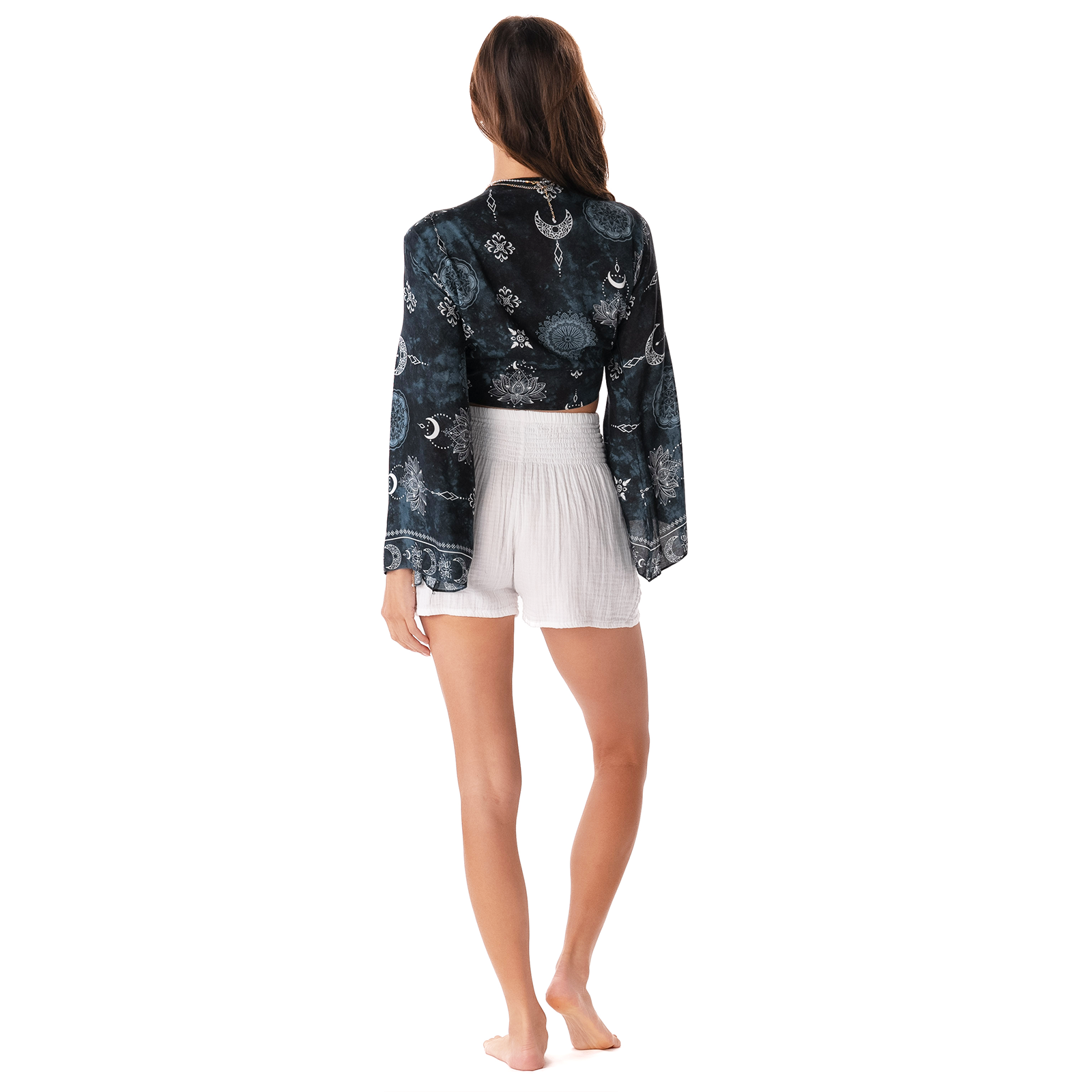 Lotus and Luna - Wholesale Lounge Top - Women's - Midnight Lotus Moon Daydreamer top4