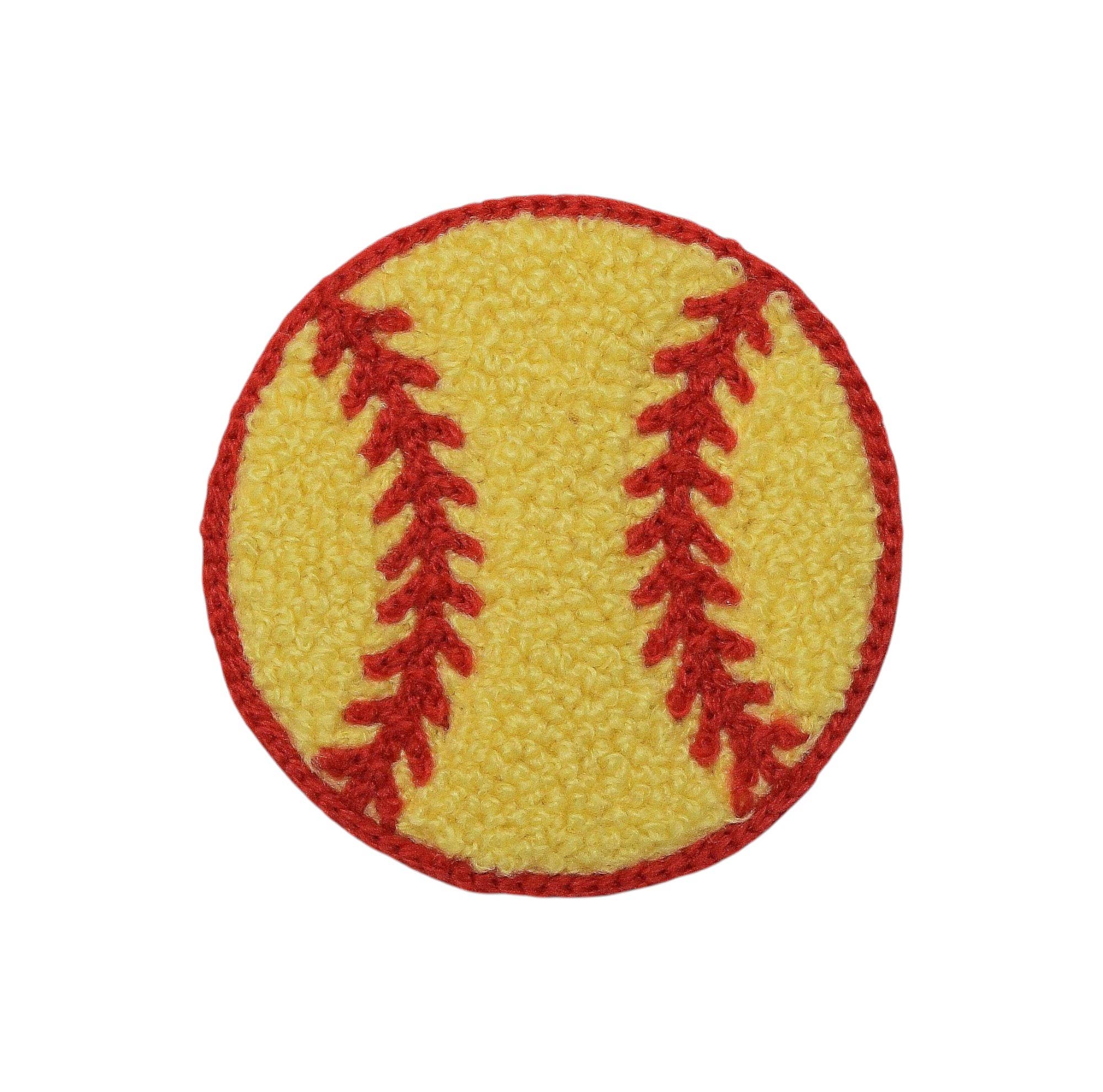 Wholesale Applique - Wholesale Patch - 3" Chenille Baseball or Softball, Letterman Iron on Patch1