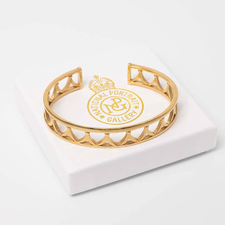 Kronen-Manschettenarmband (18 Karat Gold Vermeil) für den Großhandel von LICENSED TO CHARM