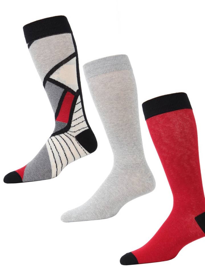 Men's Artup Crew Sock 3-Pack for wholesale by Infinity Classics International Inc.