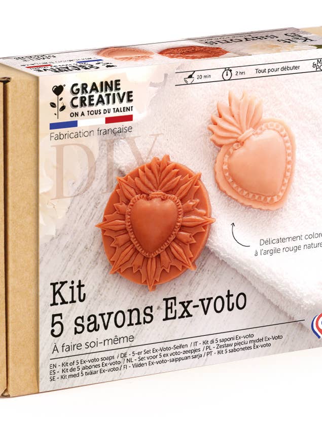 KITS 5 SEIFEN EX VOTO für den Großhandel von Graine Créative