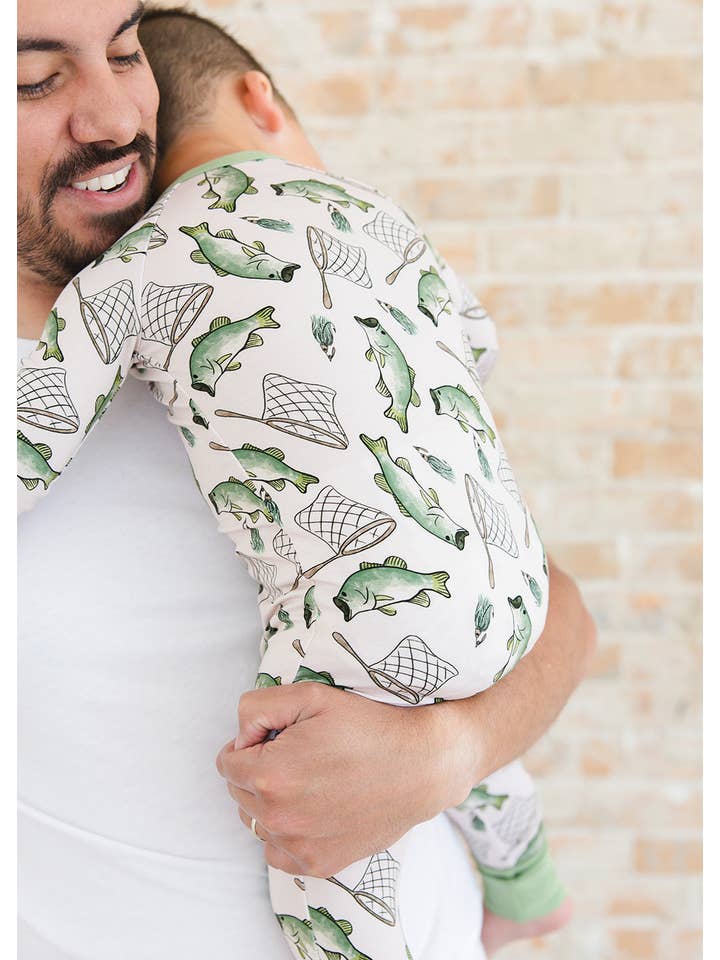 Charlie Lou Baby - Wholesale Jumpsuit - Baby - Bamboo Rompee™ | Gone Fishin'10