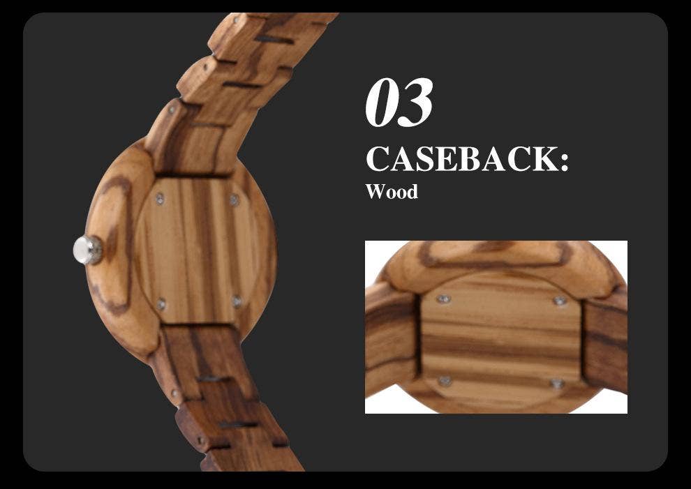 WoodWristCo - Wholesale Wrist Watch - Women's - Women's Watch Wooden Green Fashion Quartz Watch6