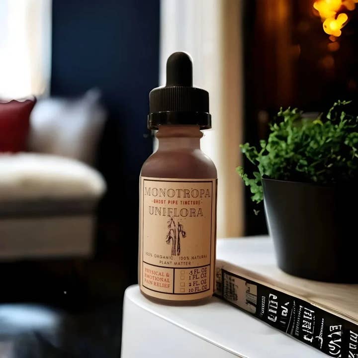 Back2Nature Herbals – wholesale Tincture – Organic Ghost Pipe (Monotropa Uniflora)1