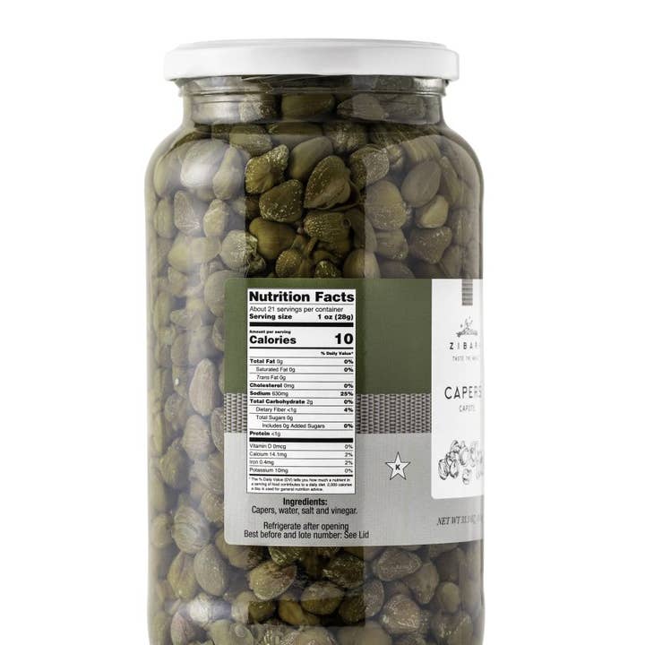 Zibari Foods – Großhandel Eingelegtes Gemüse – Capote Capers (Lg) - Eingelegtes Gemüse1