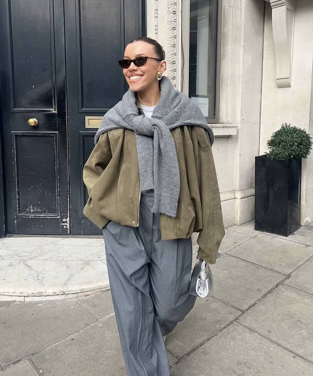 Aria Romance - Wholesale Jacket - Women's - Suede Texture Lapel Jacket8