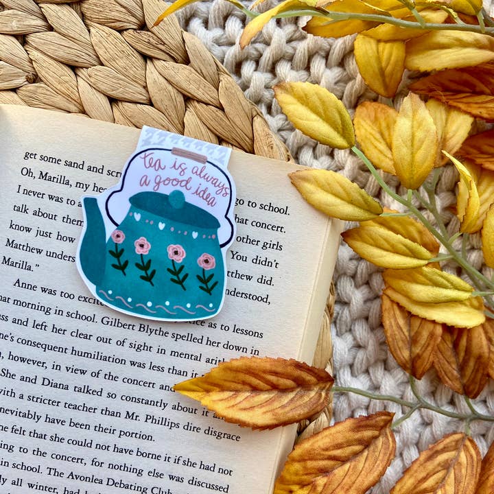 Makerie Day - Wholesale Bookmark - Teapot Magnetic Bookmark