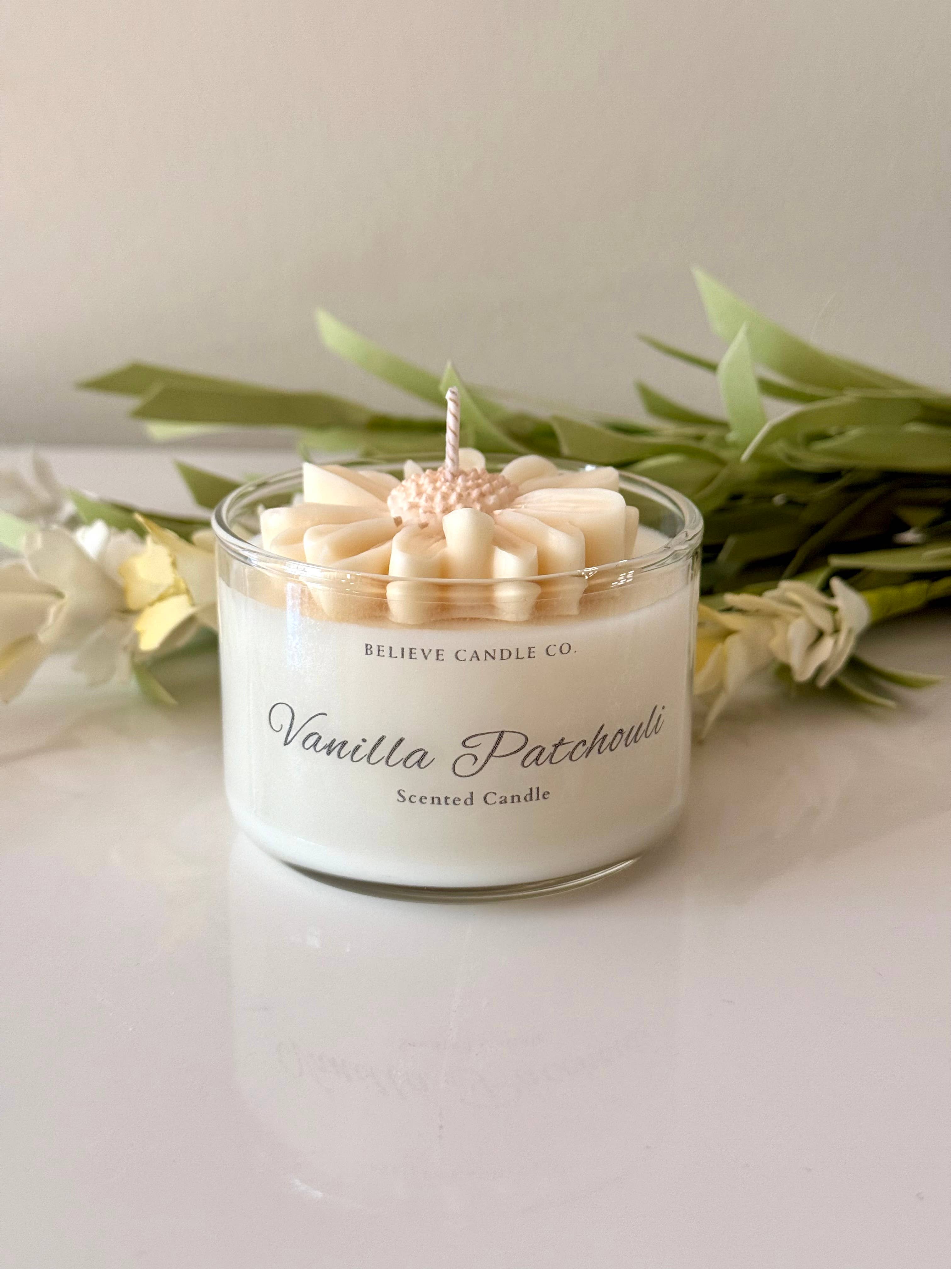 Believe Candle – Großhandel Kerze im Glas / gefüllte Kerze – Mini-Daisy-Kerzenglas8