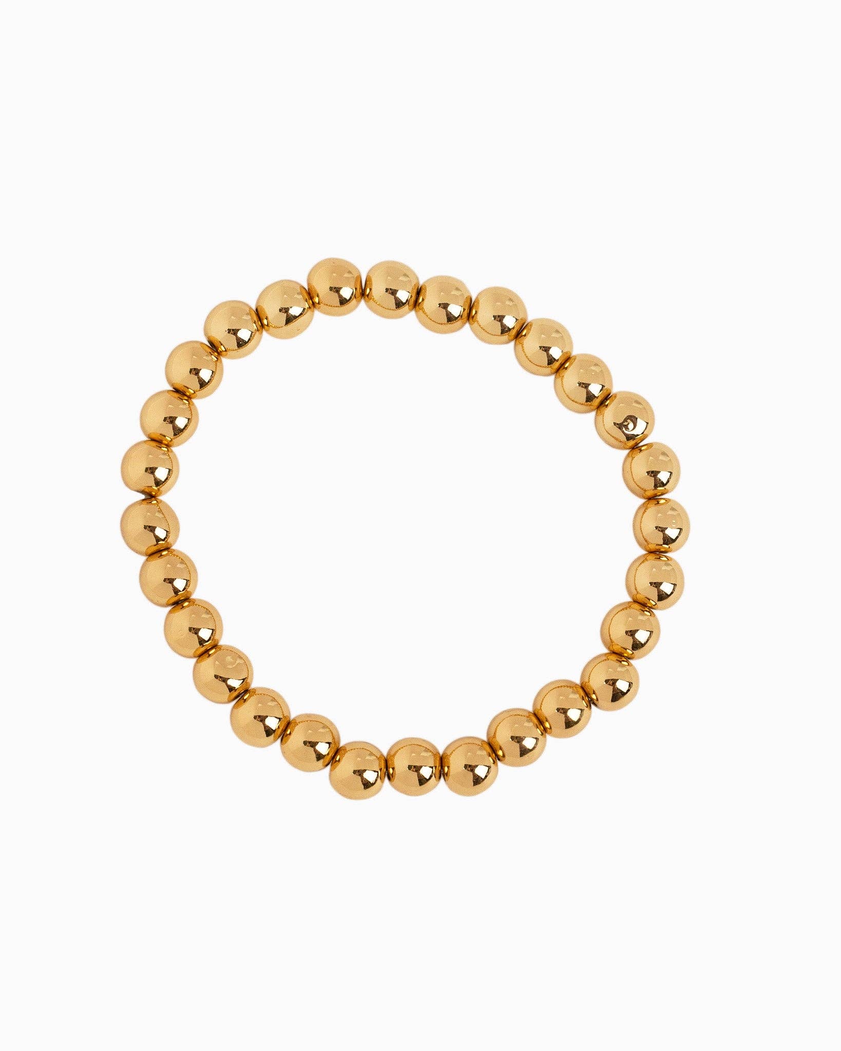 Sessori - Wholesale Jewelry Set - MOP Clover Stretch Beaded Bracelets, Set of 37