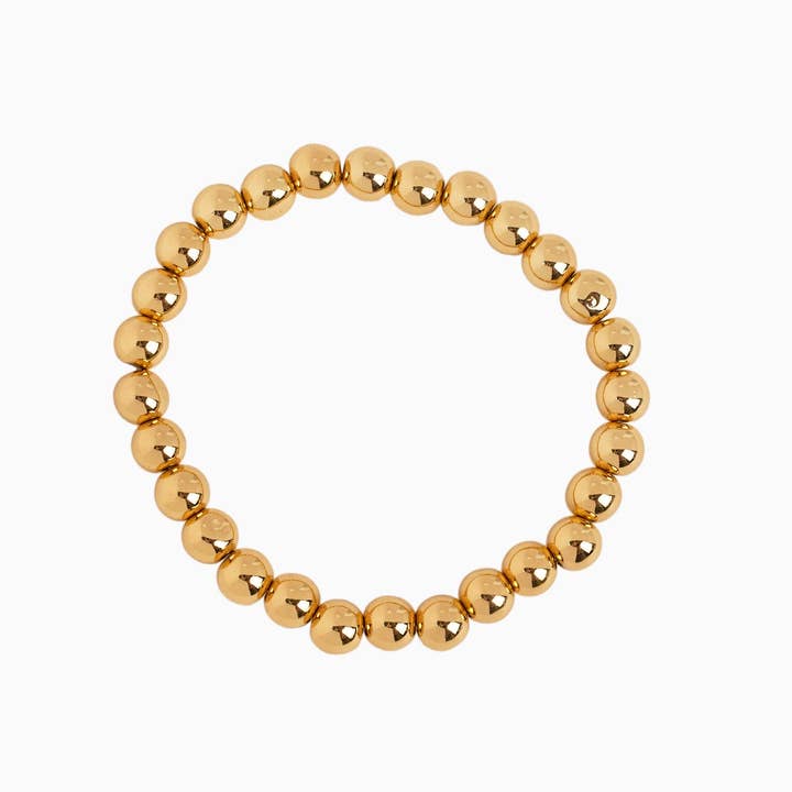 Sessori - Wholesale Jewelry Set - MOP Clover Stretch Beaded Bracelets, Set of 37