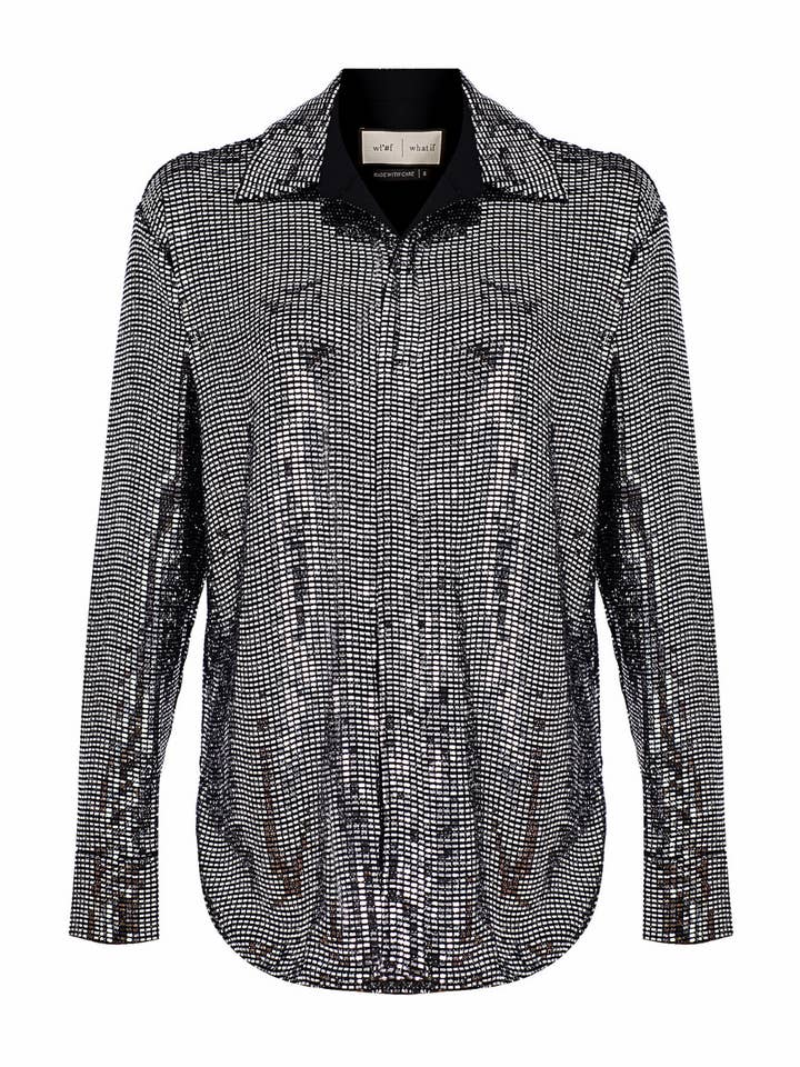 Astria Sequined Shirt for wholesale by WHAT IF