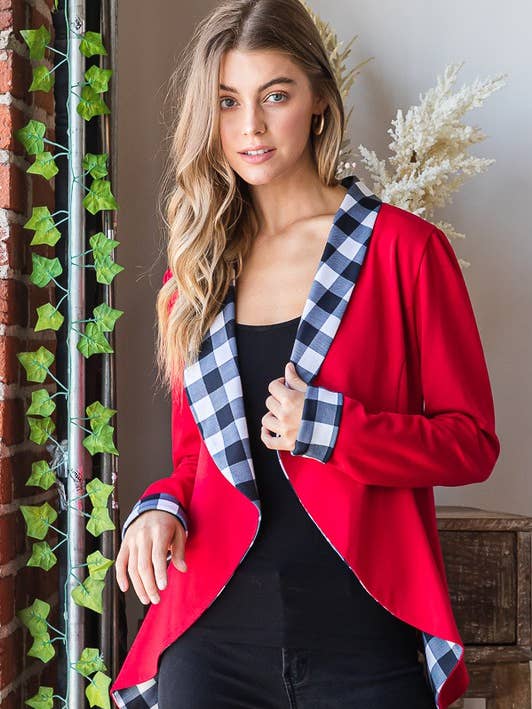 CHAQUETAS ABIERTAS EJ6735-10 para venta al por mayor de HEIMISH