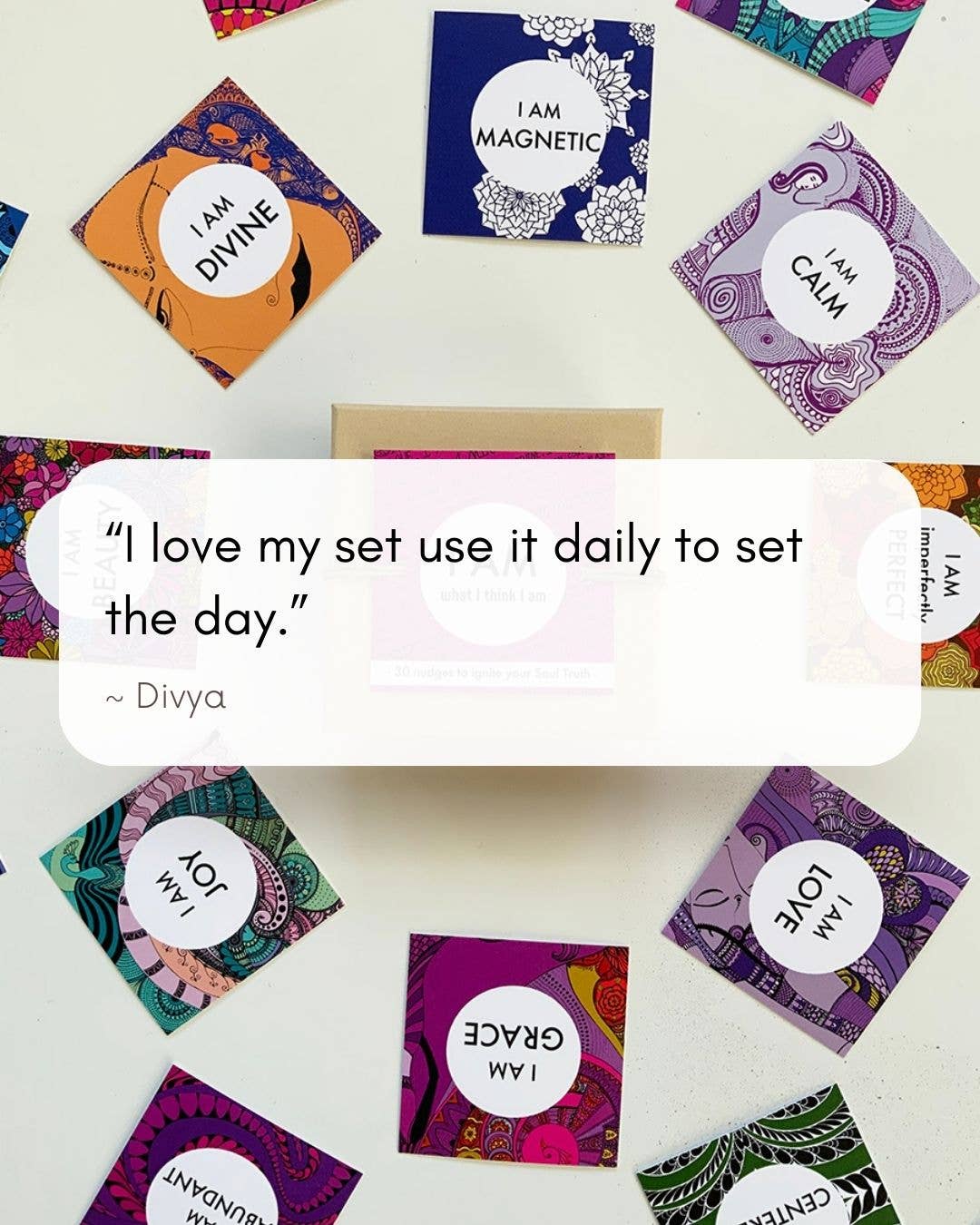 LOVELEEN®️ - Wholesale Tarot Cards - The 'I AM' mantra deck (w/ 30 unique mantras)8