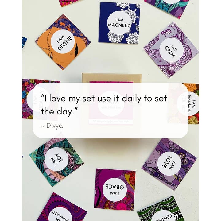 LOVELEEN®️ - Wholesale Tarot Cards - The 'I AM' mantra deck (w/ 30 unique mantras)8