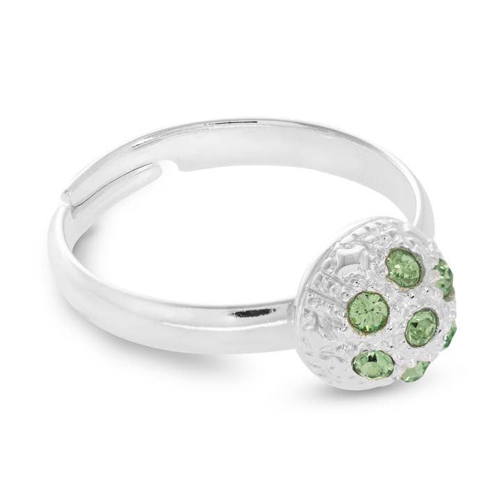 ANILLOMEDIA BOLD FORSØLVET for engroshandel hos Destellos Mediterranean Jewels