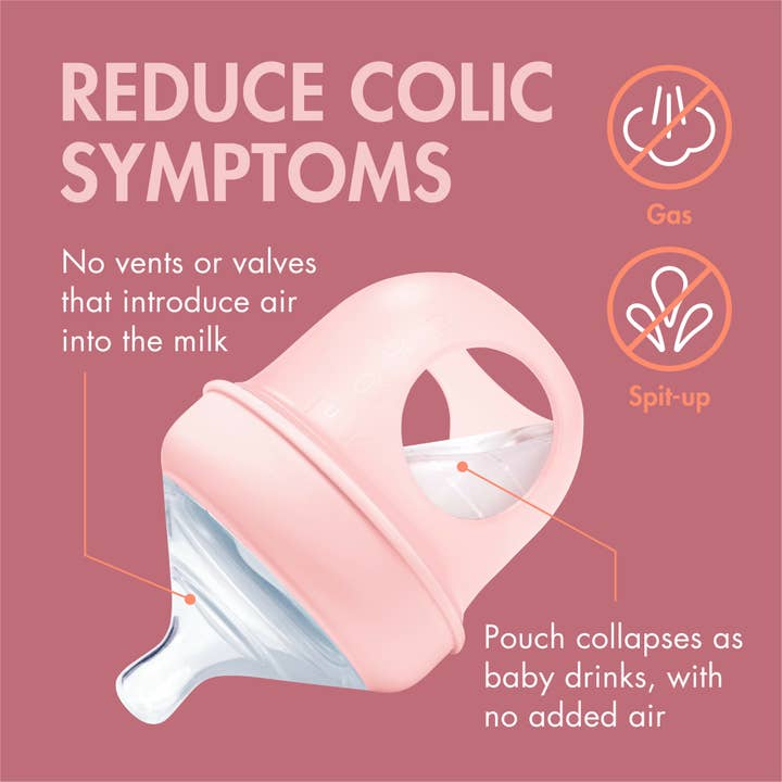 TOMY - Wholesale Baby Bottle - TOMY Boon Nursh Bottle - 3 Bottles - Pink Multicolor6