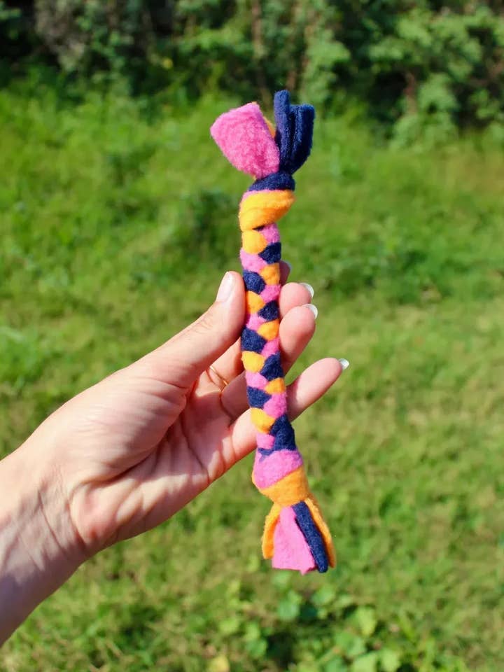 Mini trança - Brinquedo para cães pequenos ou gatos por atacado de Leenia