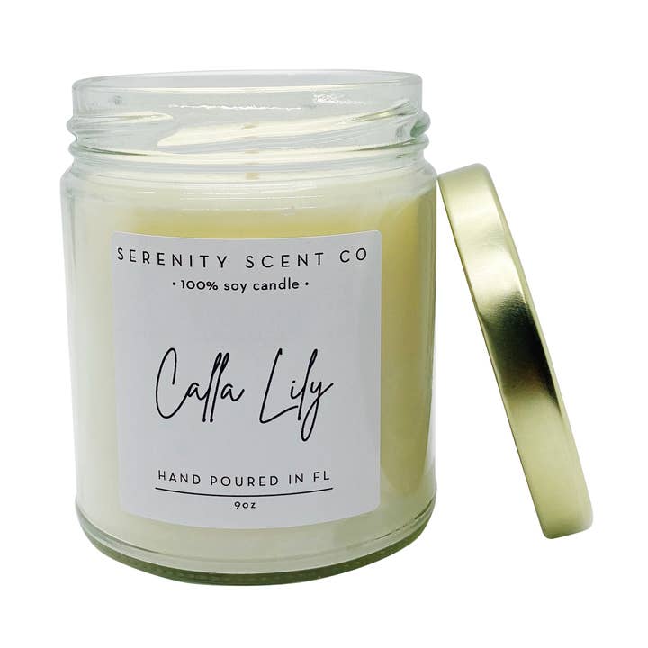 Calla Lily | Spring Duftkerze für den Großhandel von Serenity Scent Co