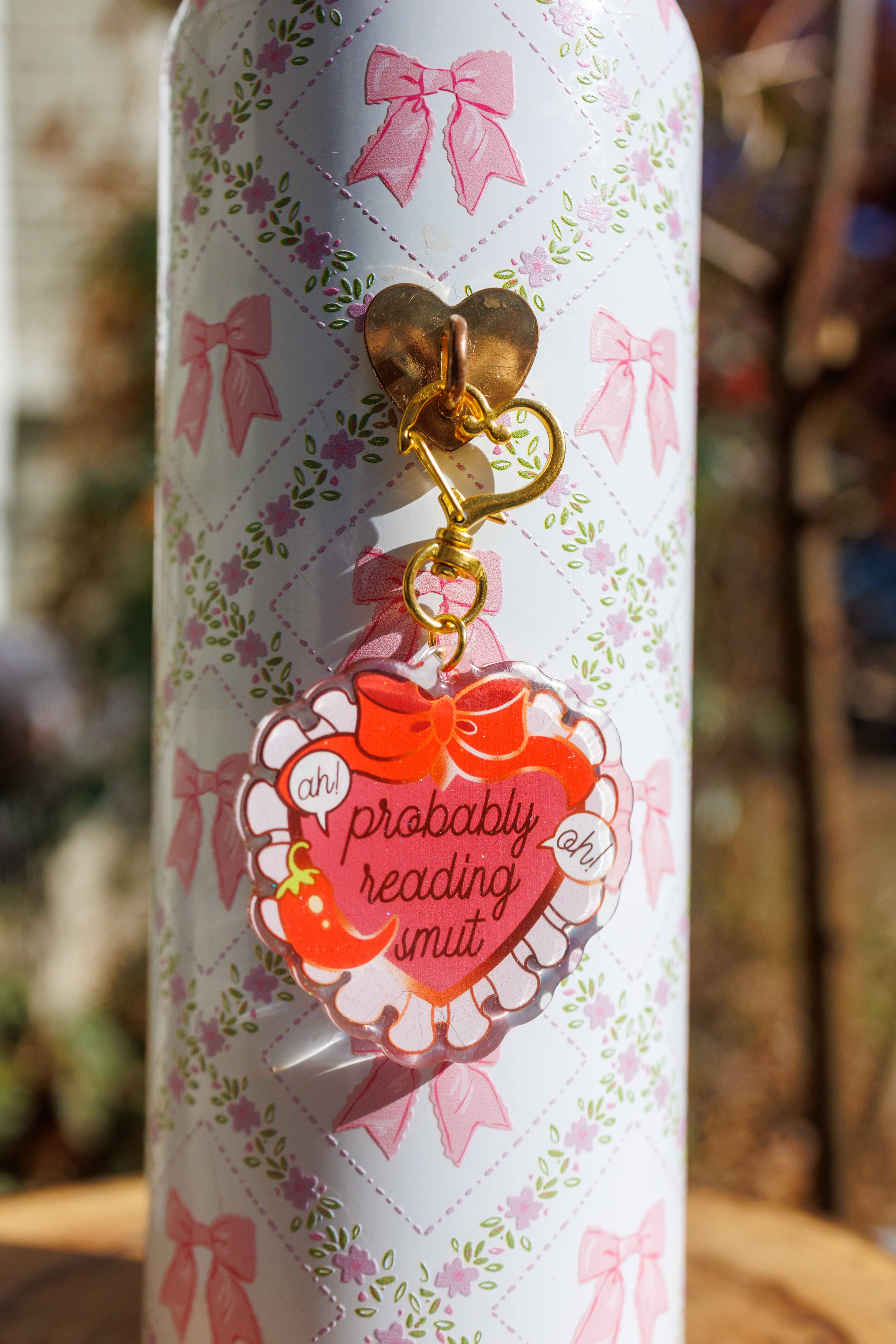 Pinstory - Wholesale Keychain - Women's - "Probably Reading Smut" Keychain/Kindle Charm