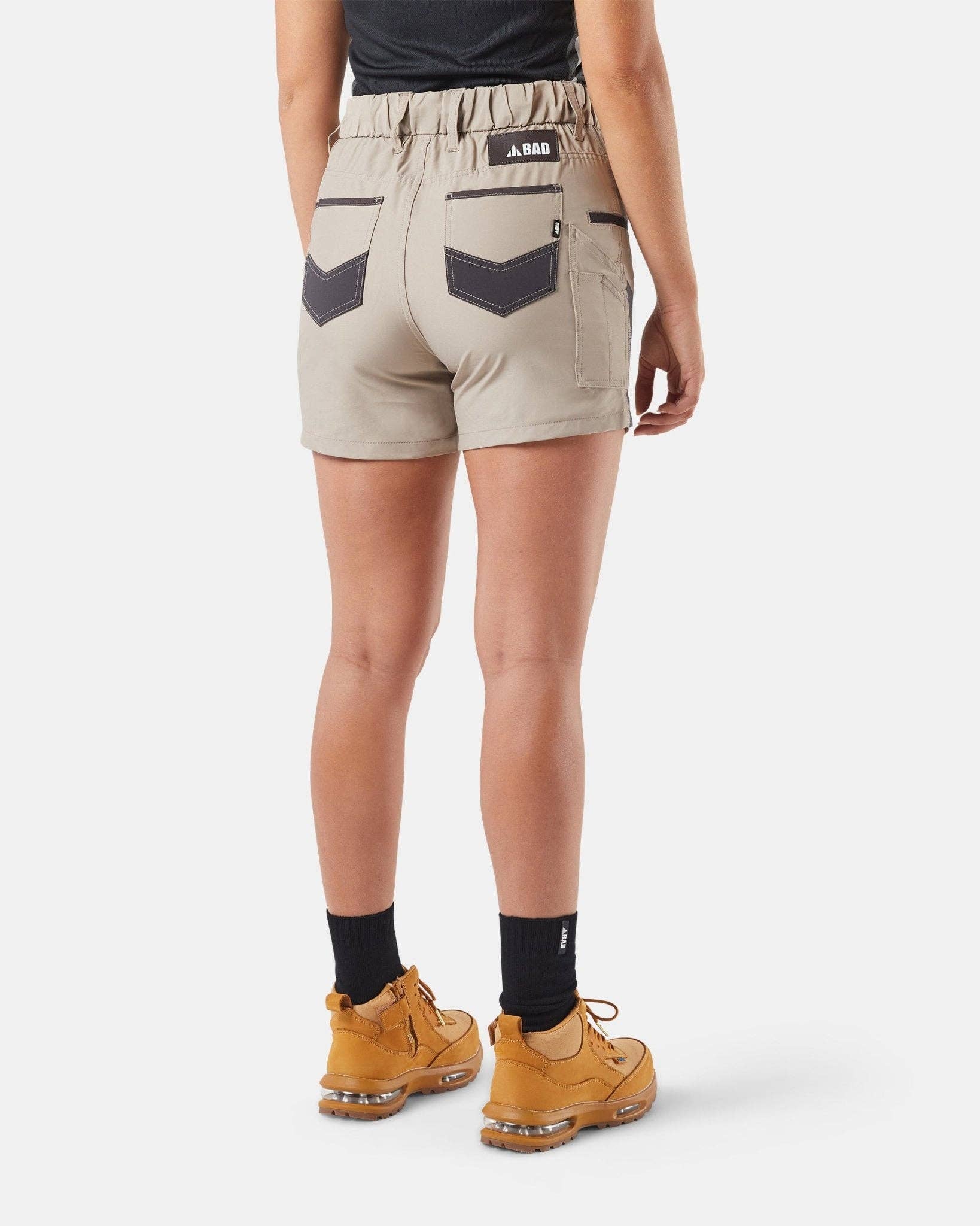 BAD WORKWEAR - Wholesale Shorts - Women's - BAD WOMENS NEXT™ WATERPROOF ELASTIC WAIST SHORT SHORTS17