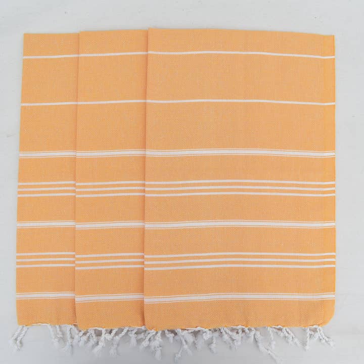 Organic Turkish Towels - Wholesale Tea Towel - Kitchen Towel, Elegant Striped Dish Towel, 24"x36" -60x90 cm5