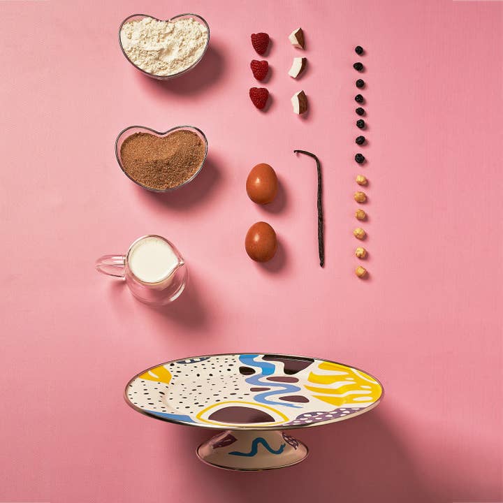 Emaille-Fuß-Kuchenständer für den Großhandel von Darling Spring