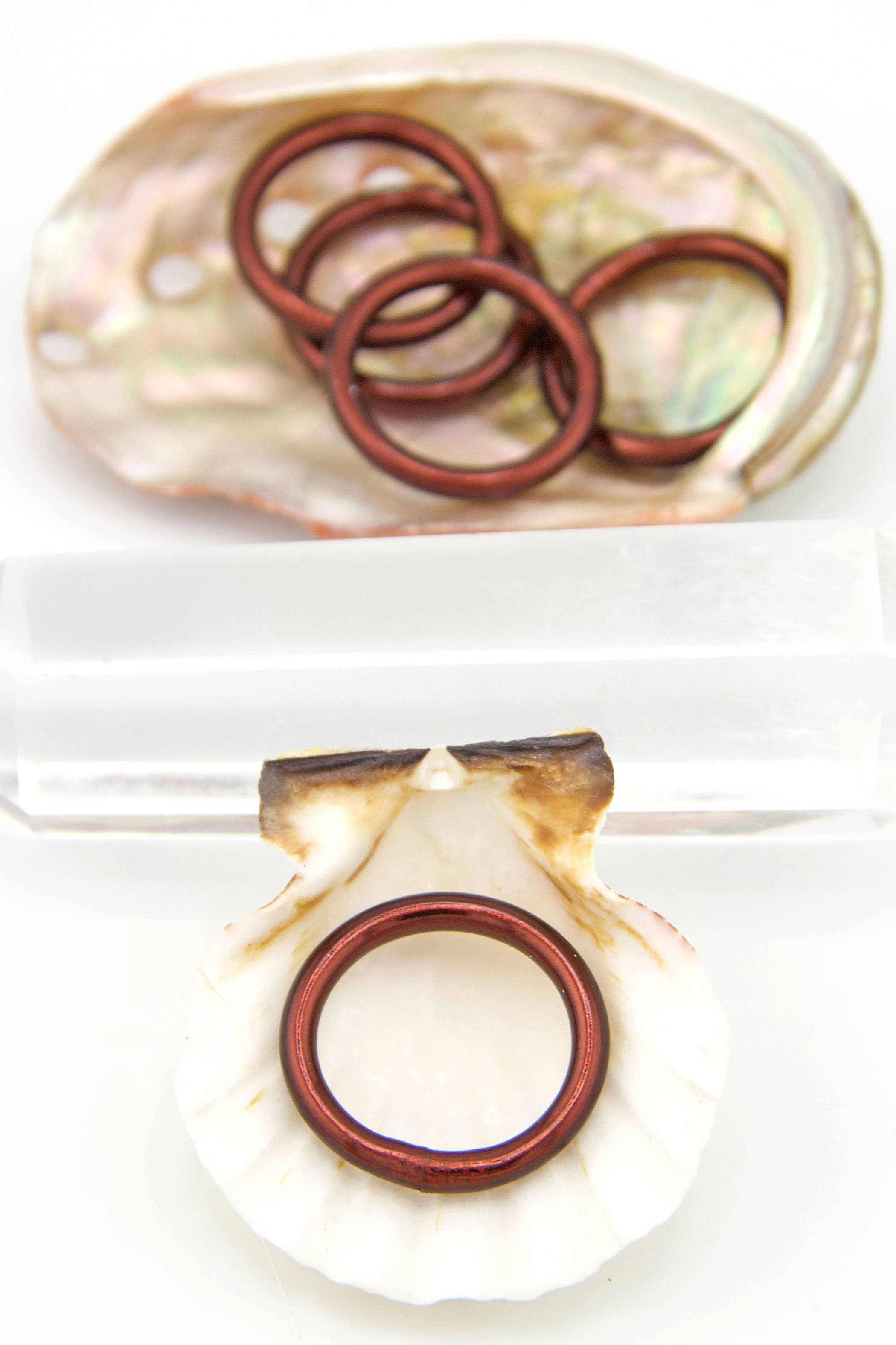 Woman Shops World - Vente Anneau/bague à empiler - Bagues de temple bouddhiste thaïlandaises simples, colorées, Kumlai14